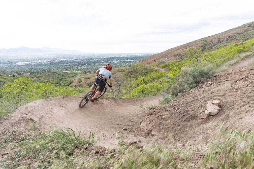 mountain biker Salt Lake City, Utah