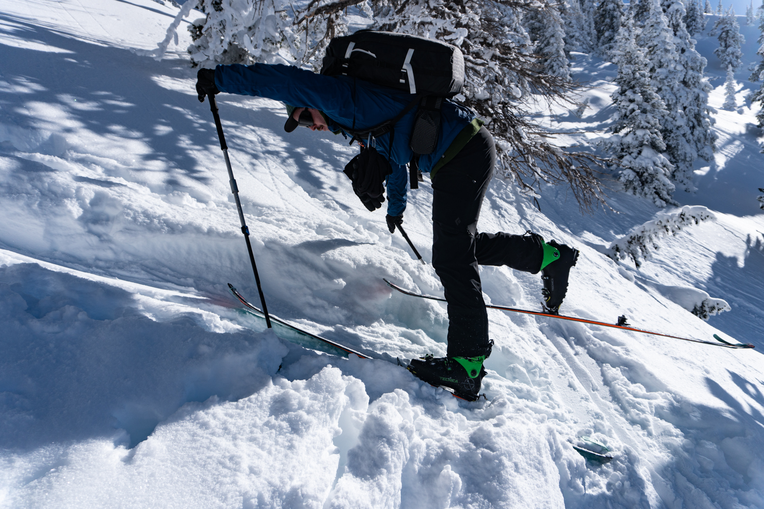 how to kickturn while backcountry skiing