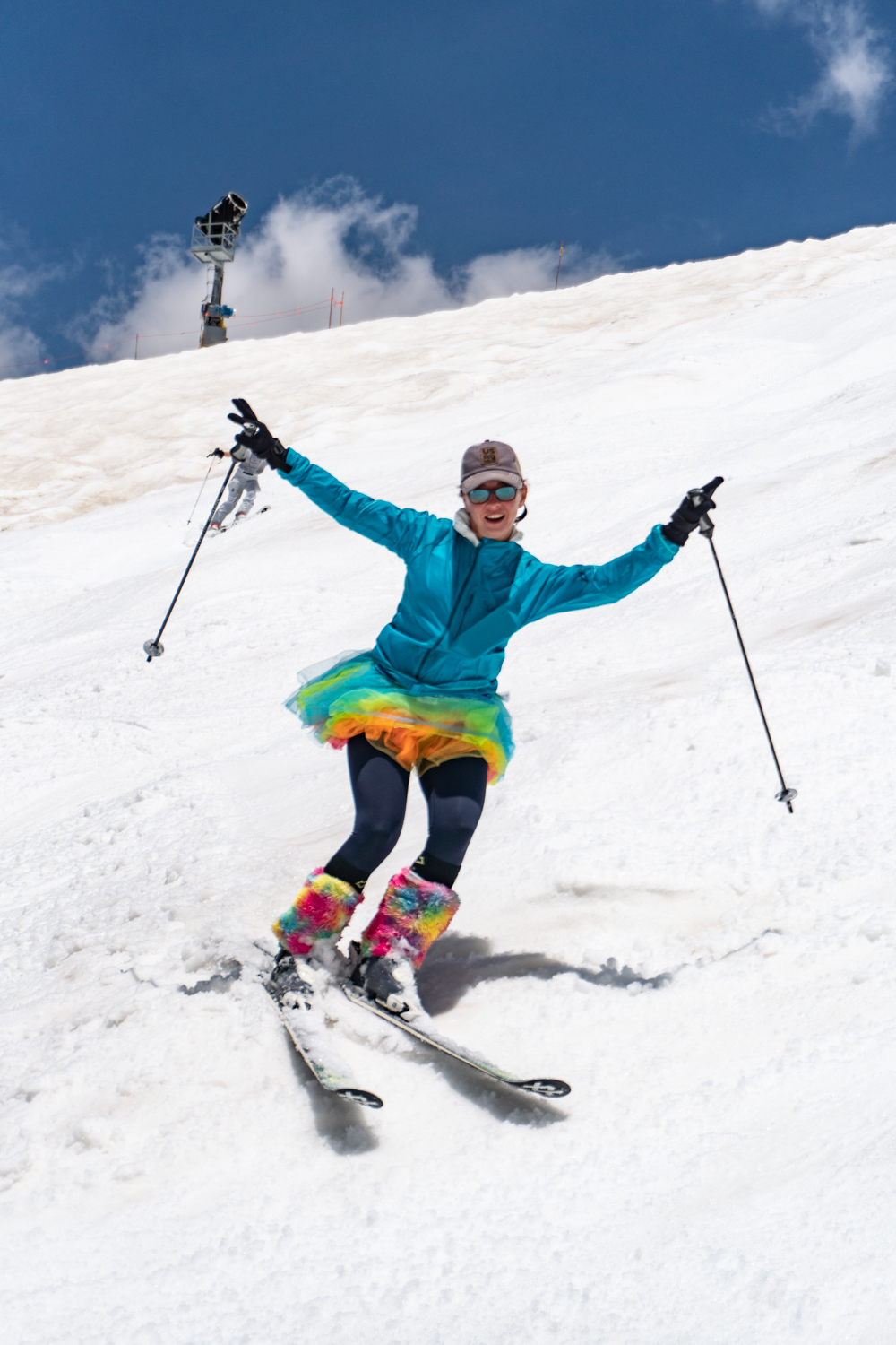 Spring skiing