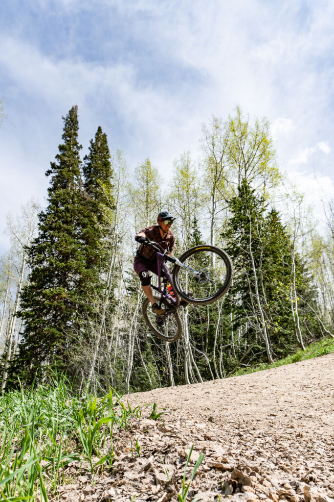 mountain biking deer valley tidal wave