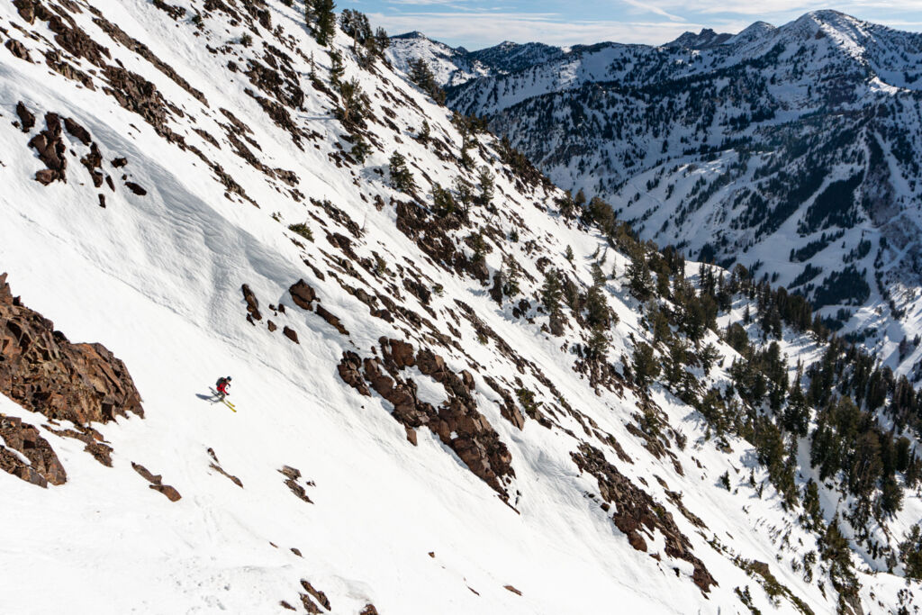 skiing little cottonwood canyon ski utah