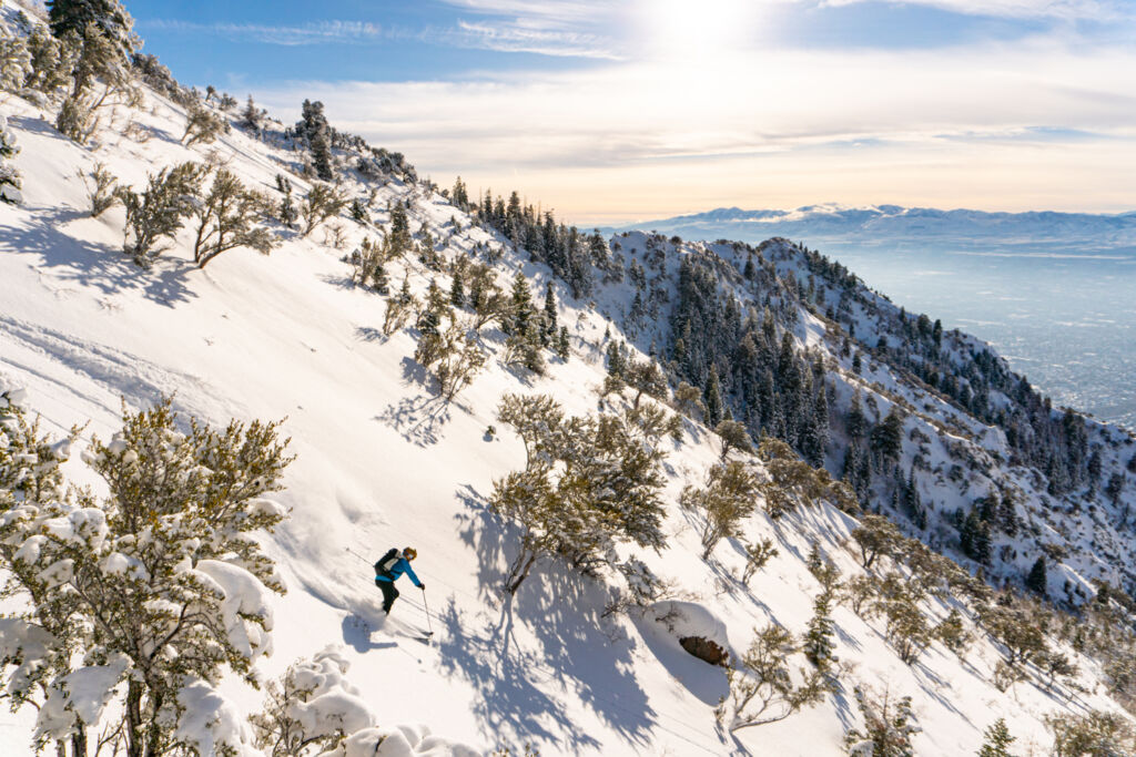 Grandeur skiing Wasatch salt lake city