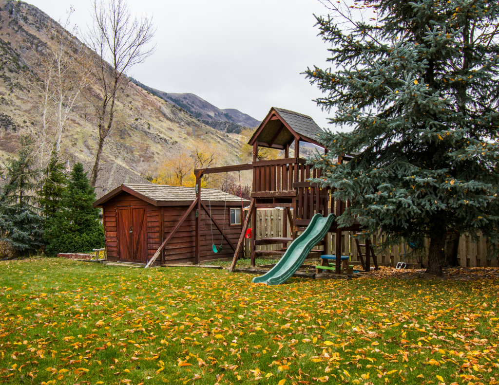 fall yard cleanup SLC
